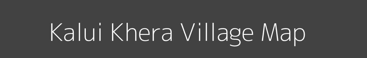 Map of Kalui Khera Village in Uttar Pradesh Image