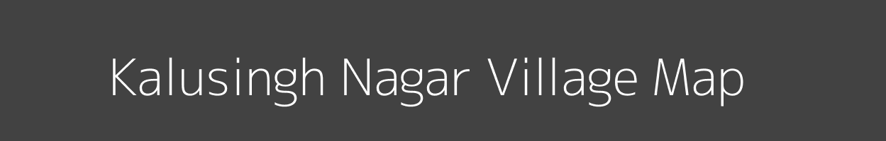 Map of Kalusingh Nagar Village in Rajasthan Image