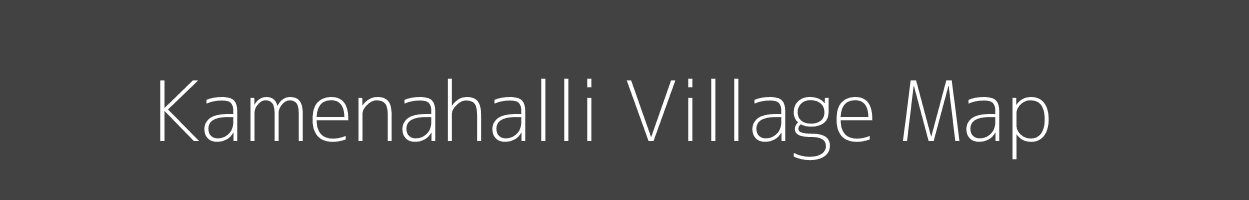 Map of Kamenahalli Village in Karnataka Image