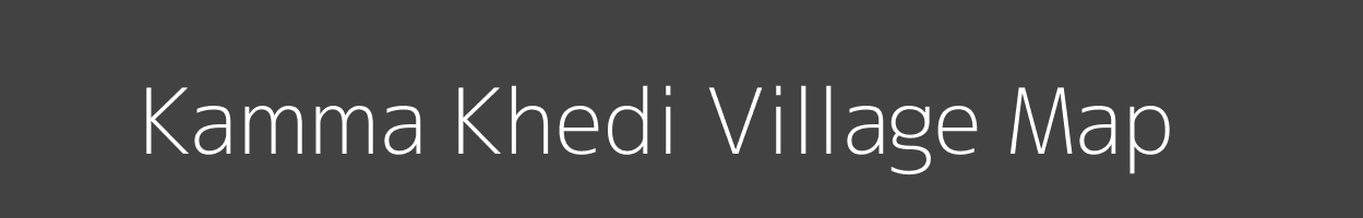 Map of Kamma Khedi Village in Madhya Pradesh Image