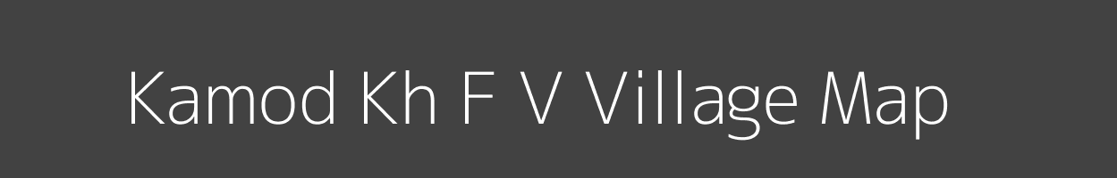 Map of Kamod Kh F V Village in Maharashtra Image