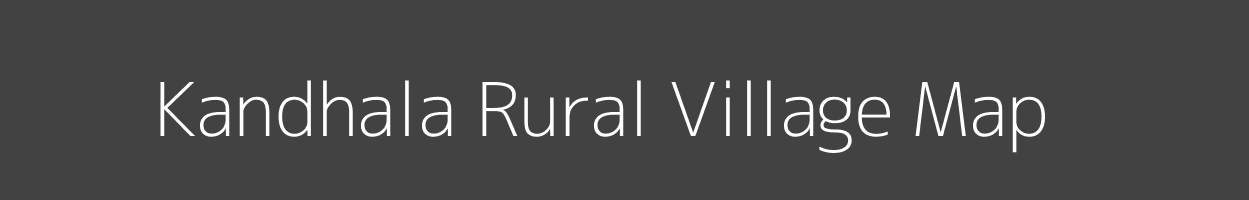 Map of Kandhala Rural Village in Uttar Pradesh Image