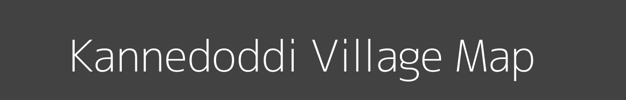 Map of Kannedoddi Village in Karnataka Image