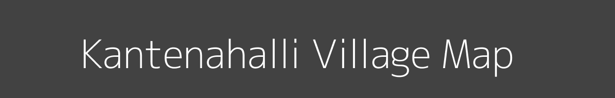 Map of Kantenahalli Village in Karnataka Image