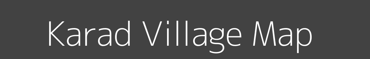 Map of Karad Village in Uttar Pradesh Image