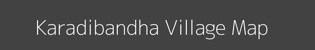 Map of Karadibandha Village in Odisha Image