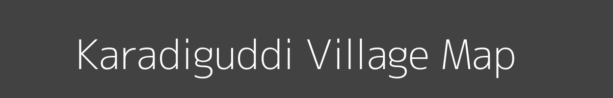 Map of Karadiguddi Village in Karnataka Image