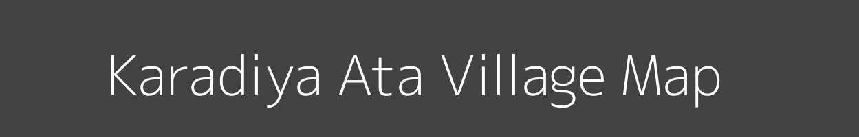 Map of Karadiya Ata Village in Madhya Pradesh Image