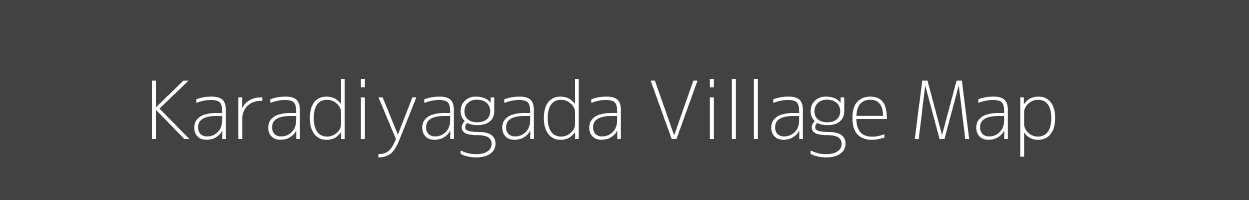 Map of Karadiyagada Village in Madhya Pradesh Image