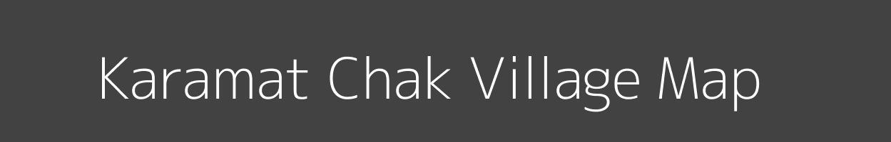 Map of Karamat Chak Village in Bihar Image