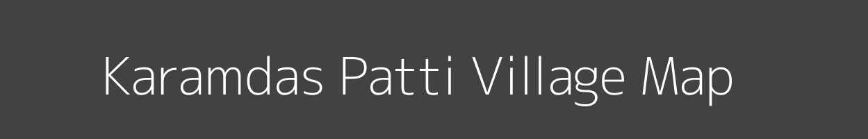 Map of Karamdas Patti Village in Uttar Pradesh Image