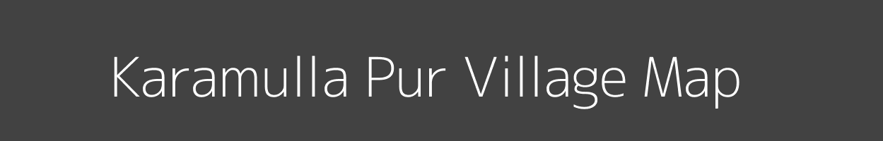 Map of Karamulla Pur Village in Uttar Pradesh Image