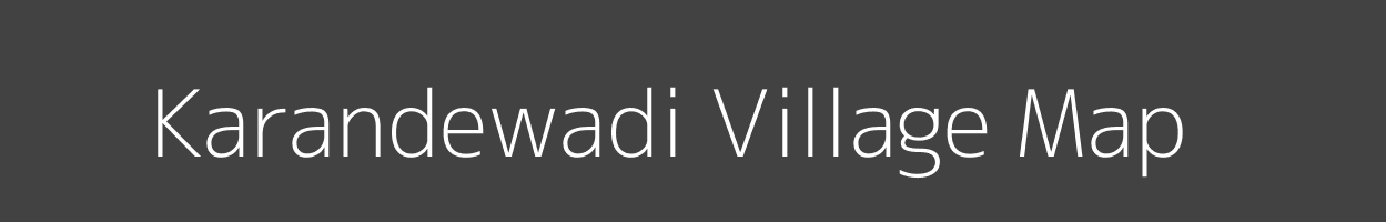 Map of Karandewadi Village in Maharashtra Image