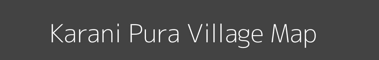 Map of Karani Pura Village in Rajasthan Image