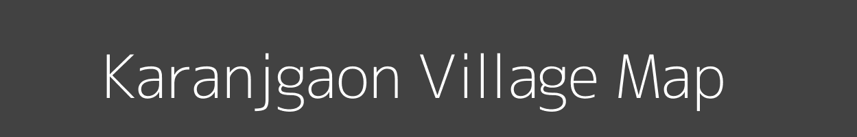 Map of Karanjgaon Village in Maharashtra Image