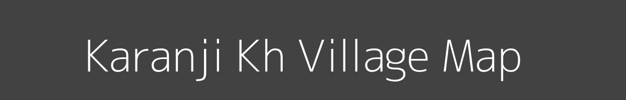 Map of Karanji Kh Village in Maharashtra Image