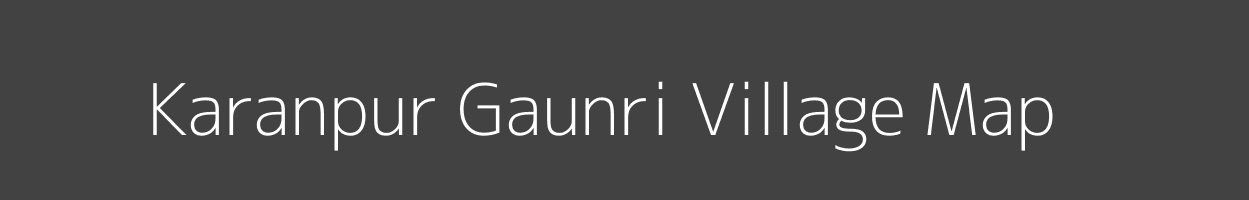 Map of Karanpur Gaunri Village in Uttar Pradesh Image