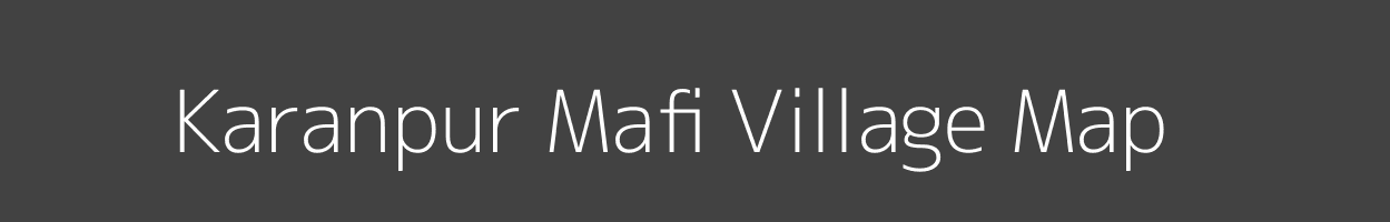 Map of Karanpur Mafi Village in Uttar Pradesh Image