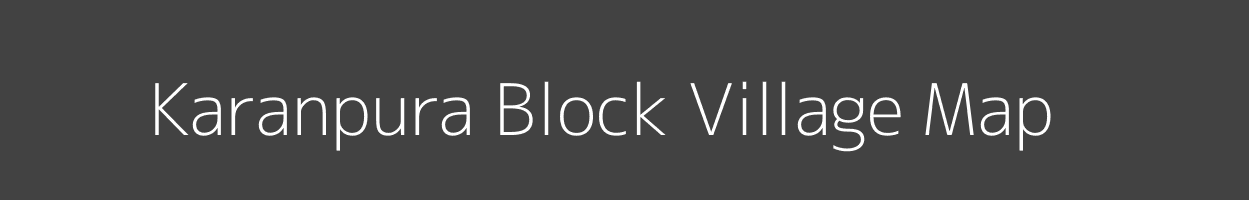 Map of Karanpura Block Village in Madhya Pradesh Image