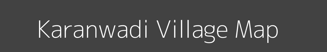 Map of Karanwadi Village in Maharashtra Image