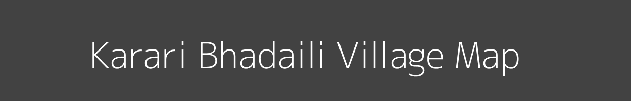 Map of Karari Bhadaili Village in Uttar Pradesh Image