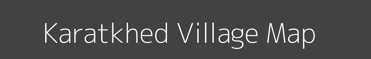 Map of Karatkhed Village in Maharashtra Image