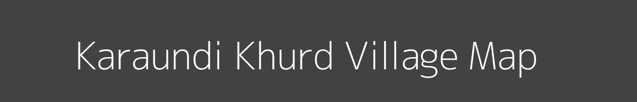 Map of Karaundi Khurd Village in Uttar Pradesh Image