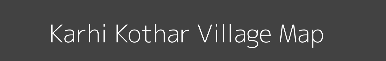 Map of Karhi Kothar Village in Madhya Pradesh Image