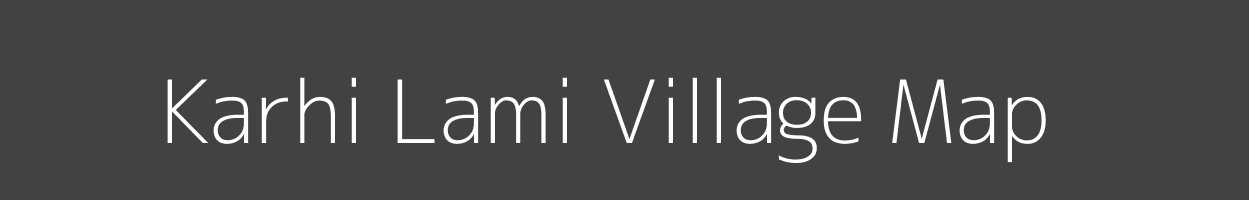 Map of Karhi Lami Village in Madhya Pradesh Image