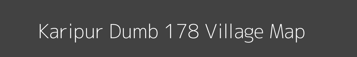 Map of Karipur Dumb 178 Village in Punjab Image