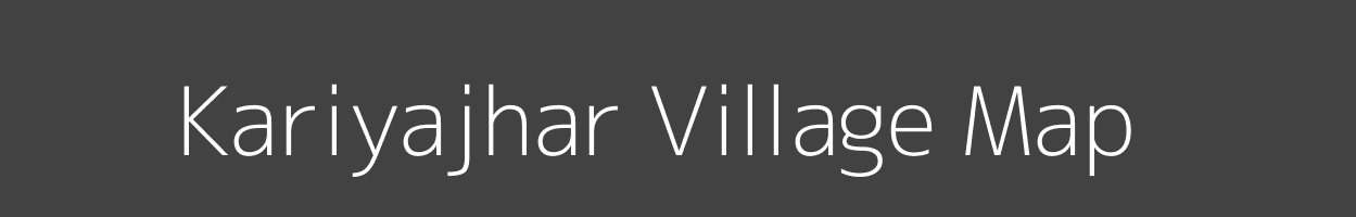 Map of Kariyajhar Village in Madhya Pradesh Image