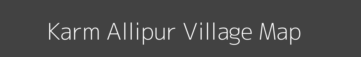 Map of Karm Allipur Village in Uttar Pradesh Image