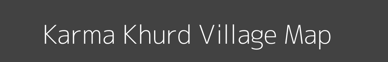 Map of Karma Khurd Village in Jharkhand Image