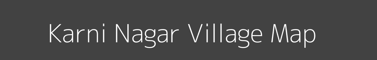 Map of Karni Nagar Village in Rajasthan Image