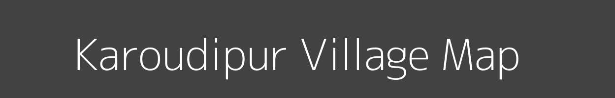 Map of Karoudipur Village in Uttar Pradesh Image