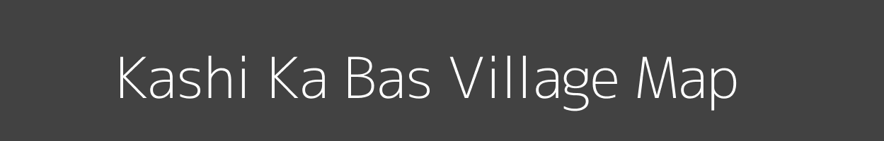 Map of Kashi Ka Bas Village in Rajasthan Image