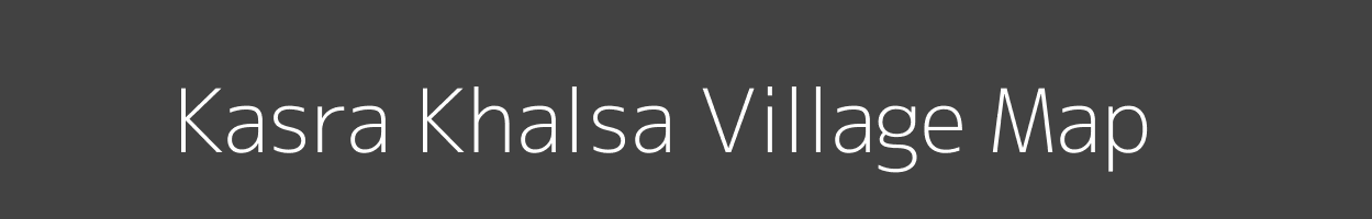 Map of Kasra Khalsa Village in Uttar Pradesh Image