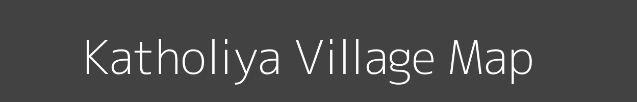 Map of Katholiya Village in Uttar Pradesh Image