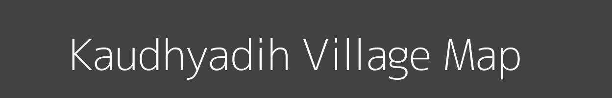 Map of Kaudhyadih Village in Uttar Pradesh Image