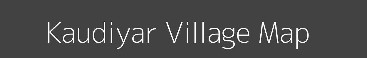 Map of Kaudiyar Village in Uttar Pradesh Image