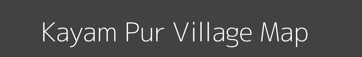 Map of Kayam Pur Village in Uttar Pradesh Image