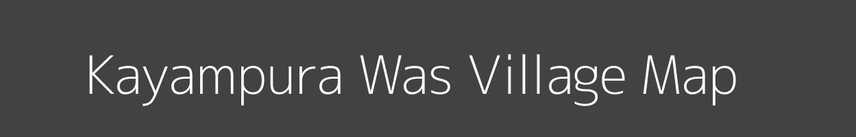 Map of Kayampura Was Village in Rajasthan Image