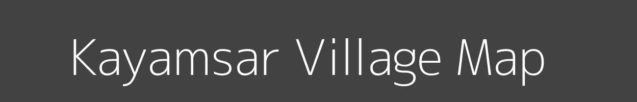 Map of Kayamsar Village in Rajasthan Image