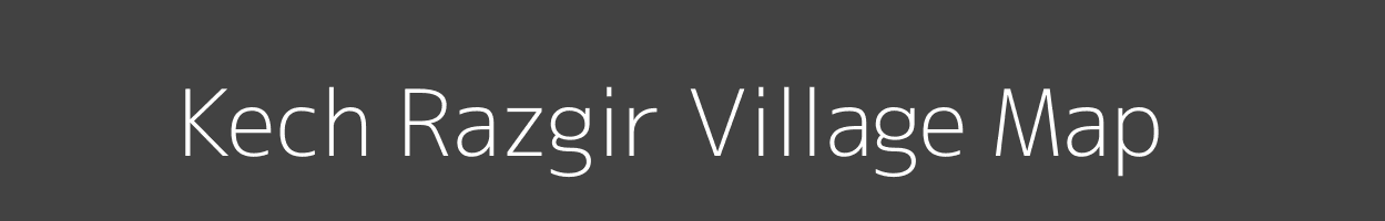 Map of Kech Razgir Village in Jammu and Kashmir Image