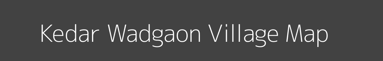 Map of Kedar Wadgaon Village in Maharashtra Image