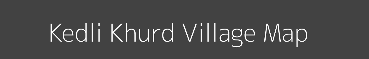 Map of Kedli Khurd Village in Jharkhand Image