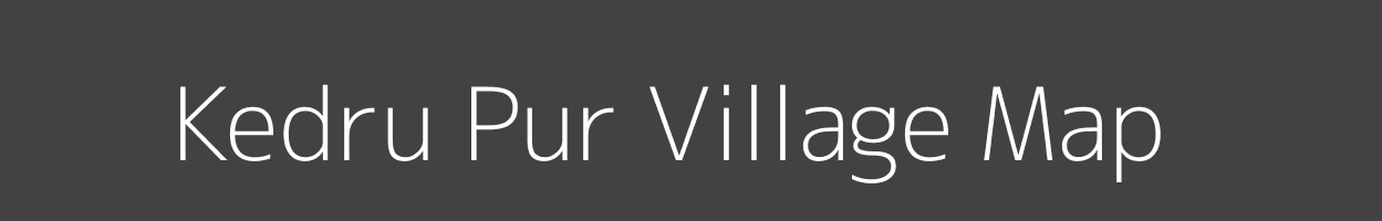 Map of Kedru Pur Village in Uttar Pradesh Image