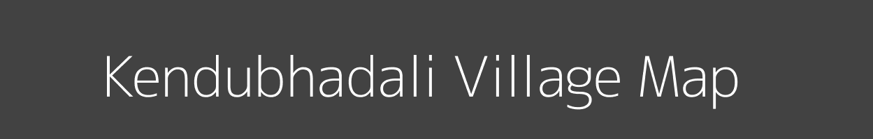 Map of Kendubhadali Village in Odisha Image