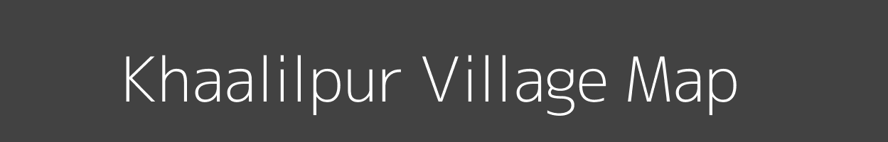 Map of Khaalilpur Village in Uttar Pradesh Image