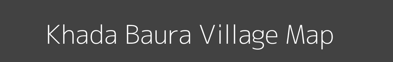 Map of Khada Baura Village in Uttar Pradesh Image